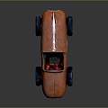 Cartoon Racing Cartoon sports car Racing Model Game Racing Offroad Racing Kart Karting Cars 3d model