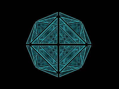 Modern Abyss Mirror 3d model