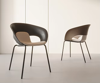 Modern Dining Chair Single Chair 3d model
