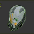 Sci-Fi Helmet Alien Helmet High Tech Helmet Game Helmet 3d model