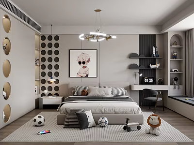 Children's room 3d model