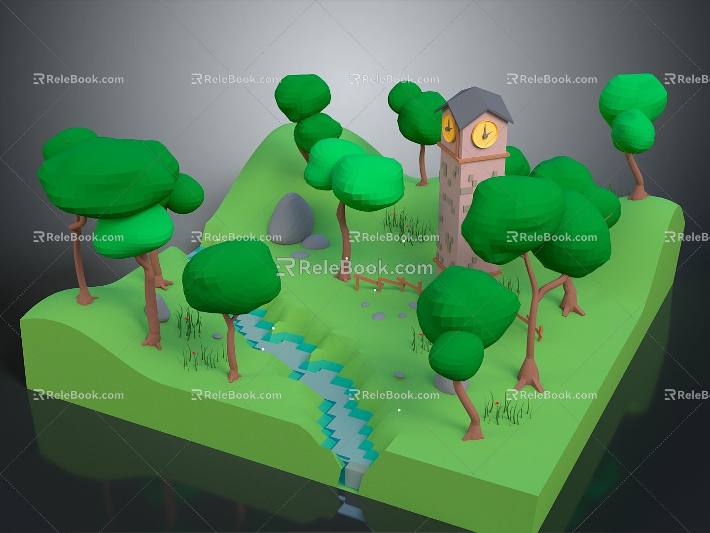 Game Environment Game Scene Fairy Tale Scene Fairy Tale Magic Scene Magic Item Fantasy Scene 3d model