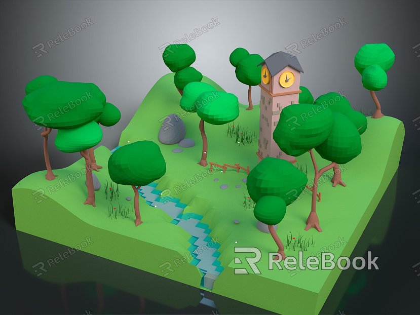 Game Environment Game Scene Fairy Tale Scene Fairy Tale Magic Scene Magic Item Fantasy Scene model