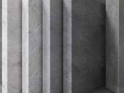 Modern Interior Wall Paneling Design With Stone Texture And Elegant Finish 3d model