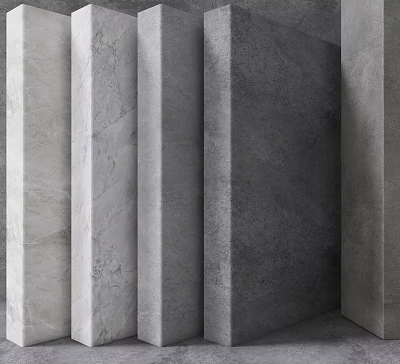 Modern Interior Wall Paneling Design With Stone Texture And Elegant Finish 3d model