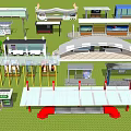 Various Modern Sunshade Designs With Glass Metal Structures For Outdoor Use