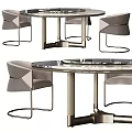 Modern Accent Chair with Leather Upholstery Light and Dark Gray Metal Frame Design