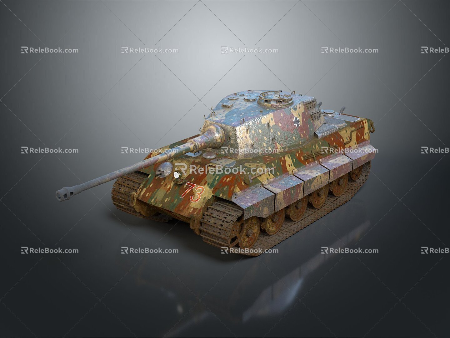 Modern Tanks Military Vehicles 3d model