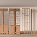 New Chinese Screen Chinese Partition 3d model