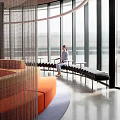 INDUSTRIAL LOFT RECEPTION AREA COLOR RECEPTION AREA 3d model
