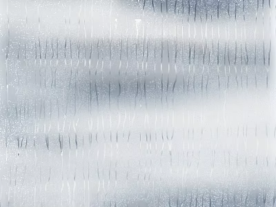 Frosted Glass Surface With Vertical Lines And Abstract Pattern Design 3d model