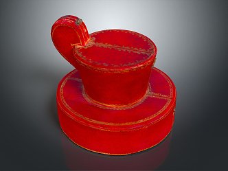 modern cup with saucer cup 3d model