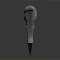 PRAXITE Handheld Electric Drill With Gray Body And Red Power Button