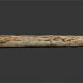 Wooden Stone Artisanal Decorative Object With Natural Grain And Smooth Polished Surface