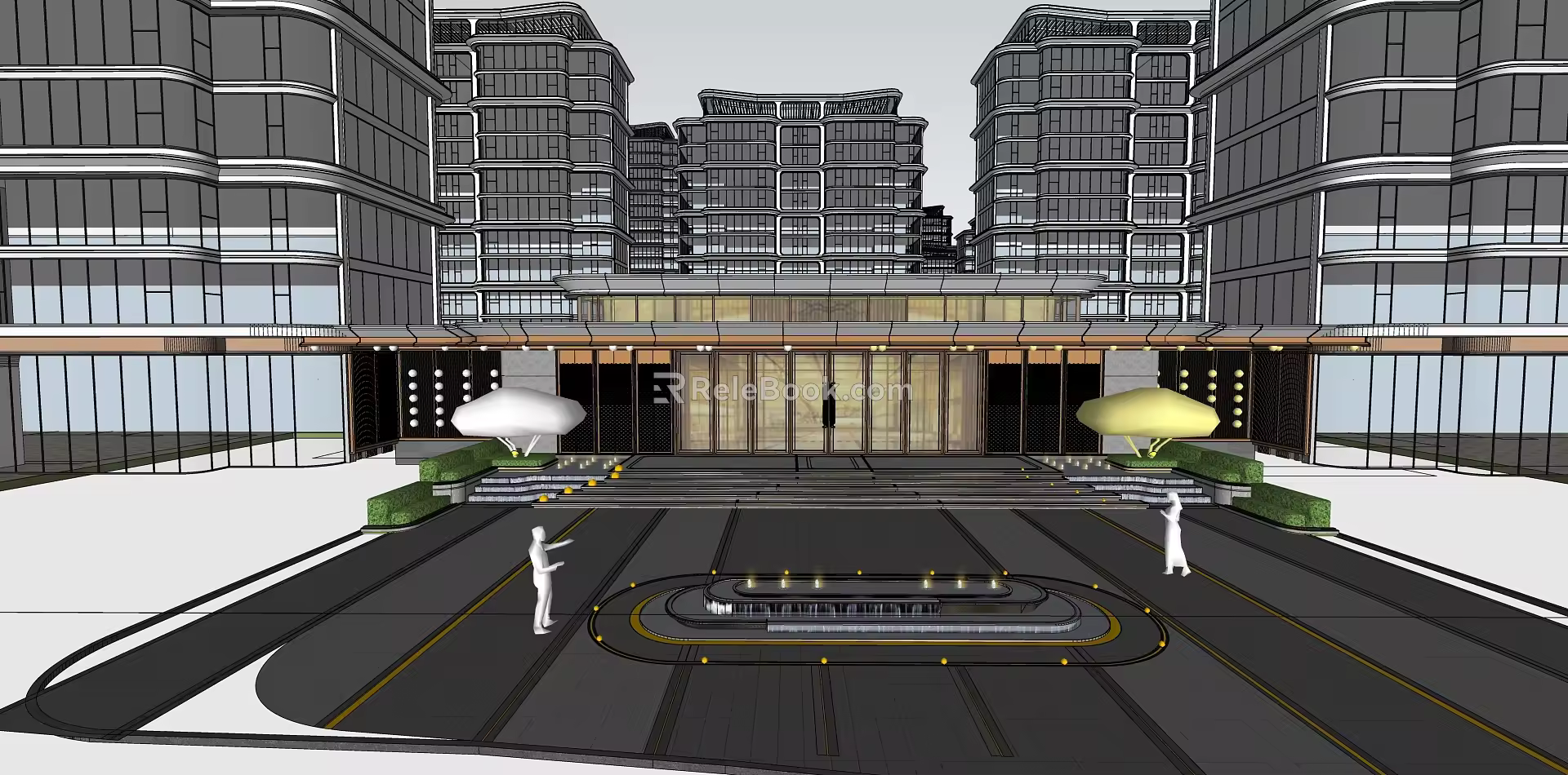 Modern Gate 3d model