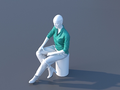 Modern Model Clothing Model 3d model