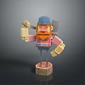 Toy Pixel Figure Toy Next Generation Item 3 Print 3d model