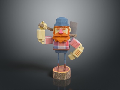 Toy Pixel Figure Toy Next Generation Item 3 Print 3d model