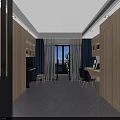 Cozy Modern Leisure Area With Sofa Bookcase Rug And Window Curtains Decor