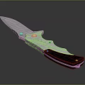 Tactical Folding Knife with Serrated Stainless Steel Blade and Black Silver Handle