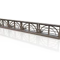 Elegant Metal Railing With Curved Design For Indoor Safety And Decoration