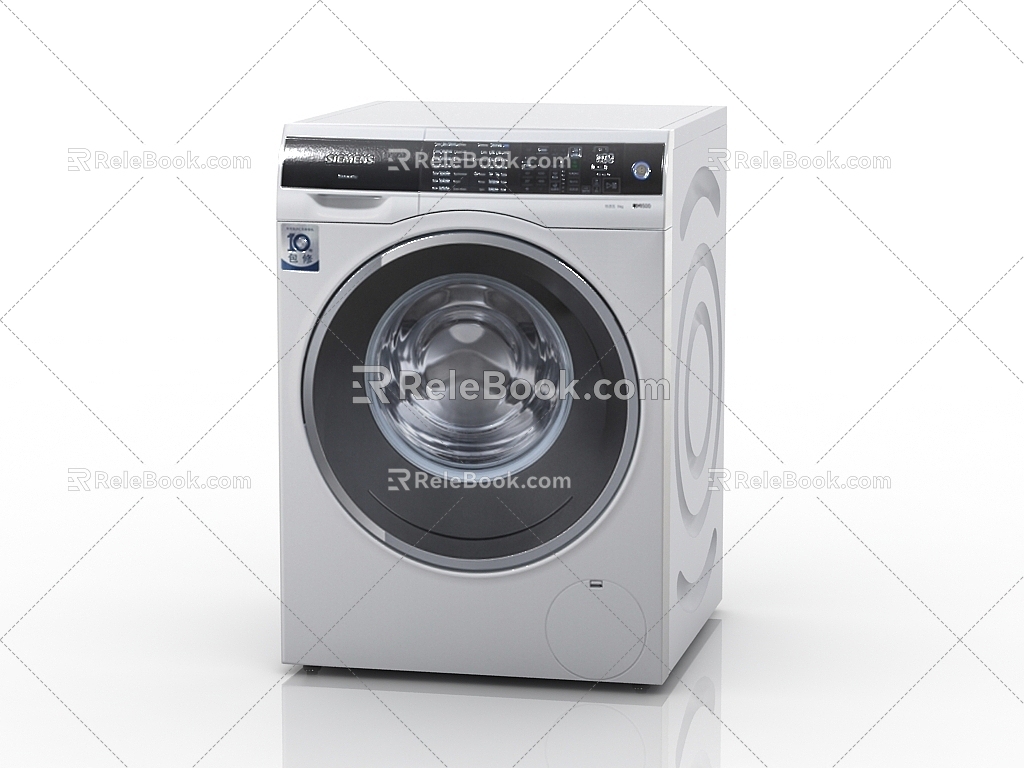 Modern washing machine 3d model