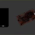 Two Different Design Computer Cases For Electronic Devices With Dark Gray And Red Textured Finish