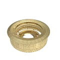 Detailed Golden Circular Multi Layered Architectural Ring Structure Design Model