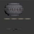 Black Mechanical Equipment Components With Circular Metal Rings And Installation Tool