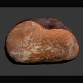 Vibrant Artisan Bread With Red Berry Glaze And Golden Crusty Surface