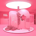 Modern Meichen Cherry Blossom Layer Concept 3d model