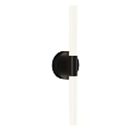 Minimalist Modern Wall Sconces With Black Round Base And White Cylindrical Shade Design