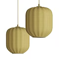 Modern Glass Pendant Lights with Black Base Brown Gradient and Transparent Shades