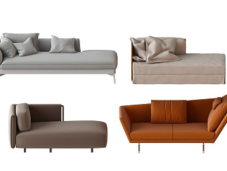 Modern Combination Sofa Combination 3d model