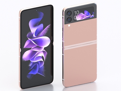 Samsung mobile phone folding screen mobile phone 3d model