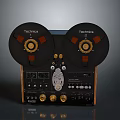 Technics Vintage Reel to Reel Tape Recorder With Dual Reels And Control Panel