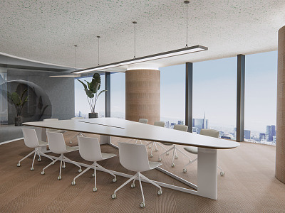 Modern Meeting Room Office Space model