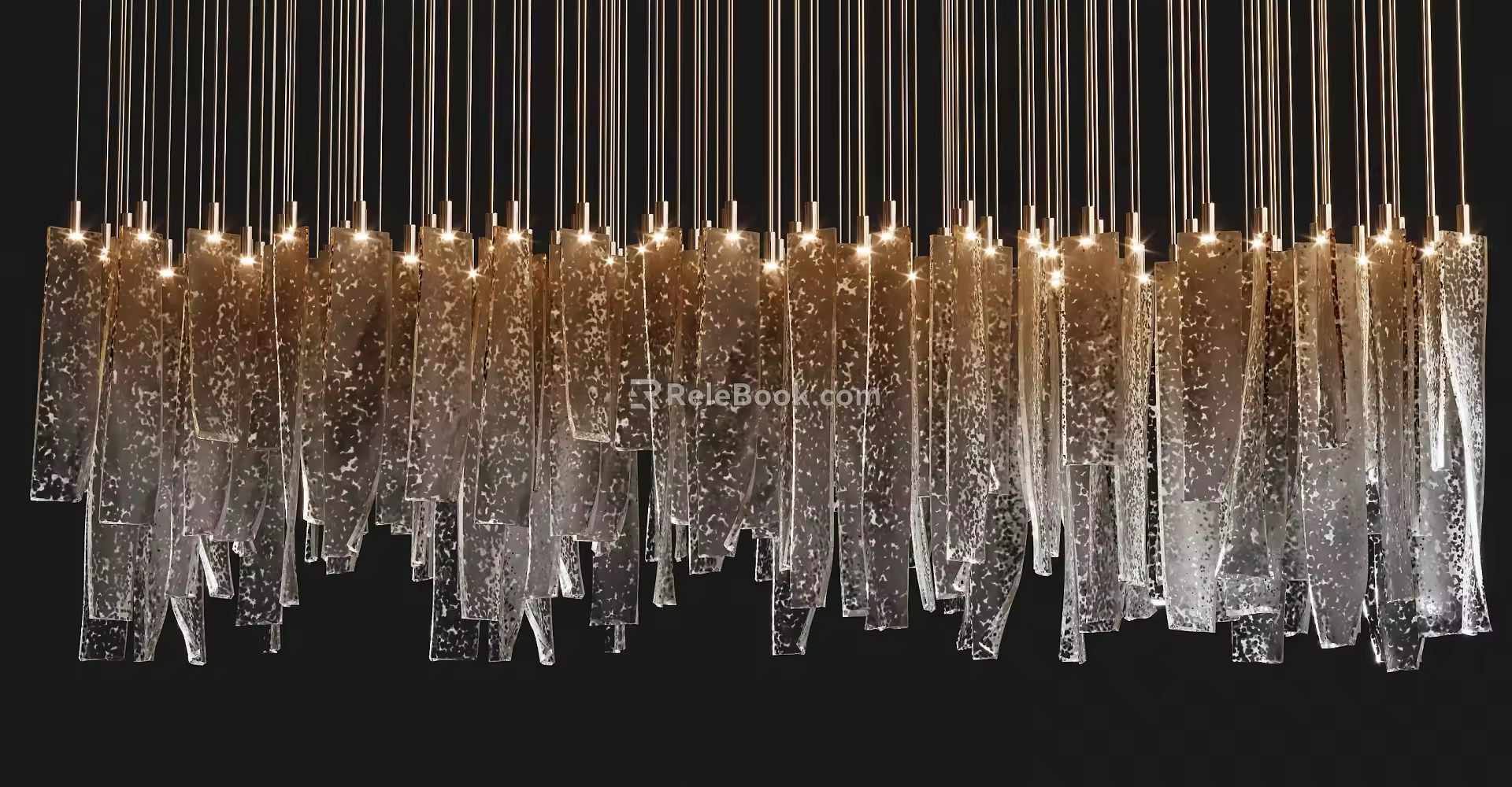 Cattelan chandelier 3d model