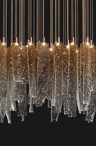 Cattelan chandelier 3d model