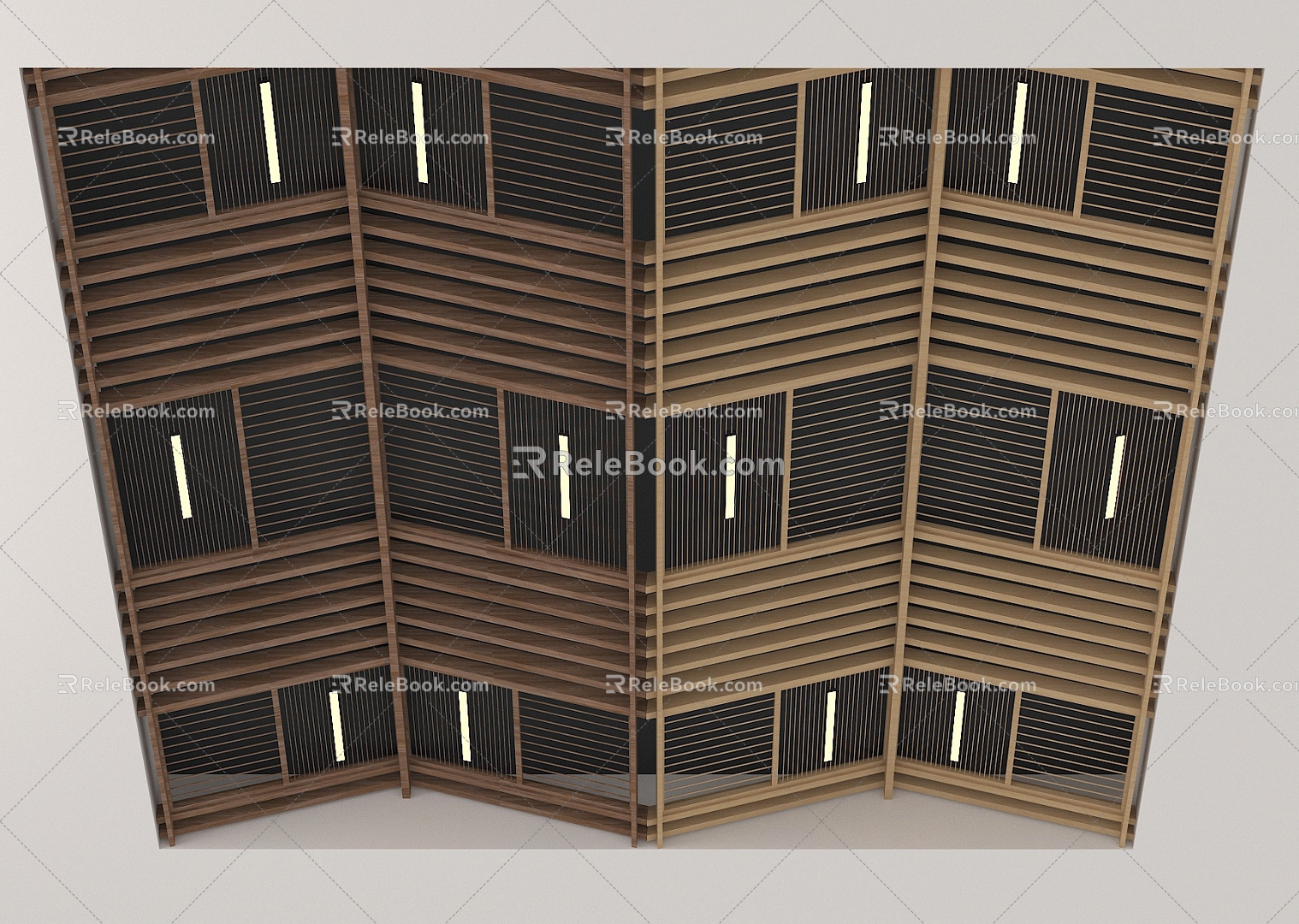 Modern Ceiling Aluminum Square Ceiling Grille Ceiling 3d model