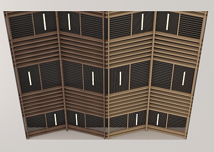 Modern Ceiling Aluminum Square Ceiling Grille Ceiling 3d model