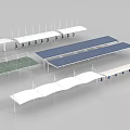 Modern Sunshade Canopy Designs With Solar Panels And Various Outdoor Structures 3d model