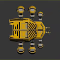 Mech tank mech insect mech spider crab machine crab mechanical crab mech crab 3d model
