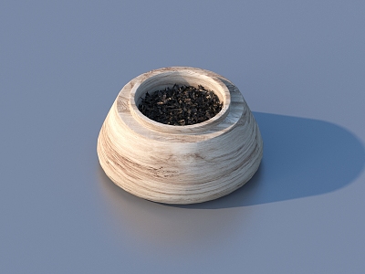 tea pot tea set 3d model