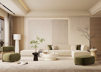 The Silent Living Room 3d model