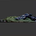 Colorful Folded Fabric Pieces In Various Colors And Plaid Patterns For Household Supplies