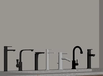 Modern faucet 3d model