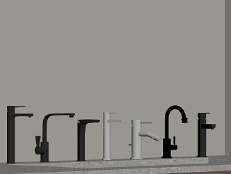 Modern faucet 3d model