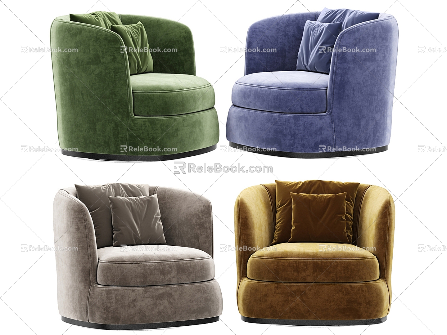 B B Italia Armchair Apollo Sofa Chair Rest Chair Armchair Chair 3d model