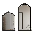 Ornate Black Frame Mirrors Large And Small For Home Interior Decor